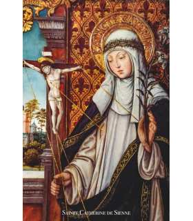 1 affiche/poster Sainte Catherine de Sienne 