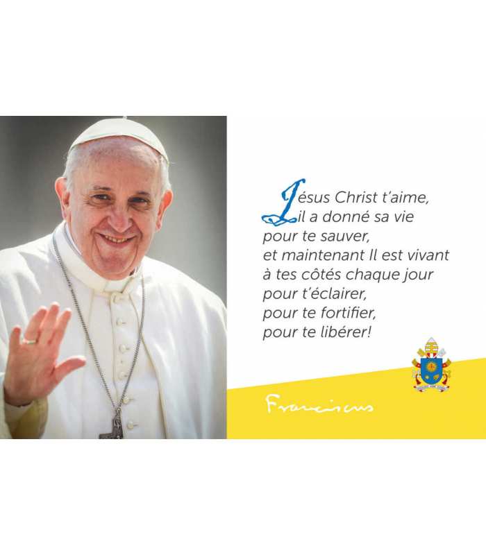 Pape François -  Jésus Christe t´aime, ... (CP14-0025_SAT0194)