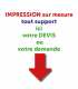 Produits PERSONNALISABLE - demande de DEVIS