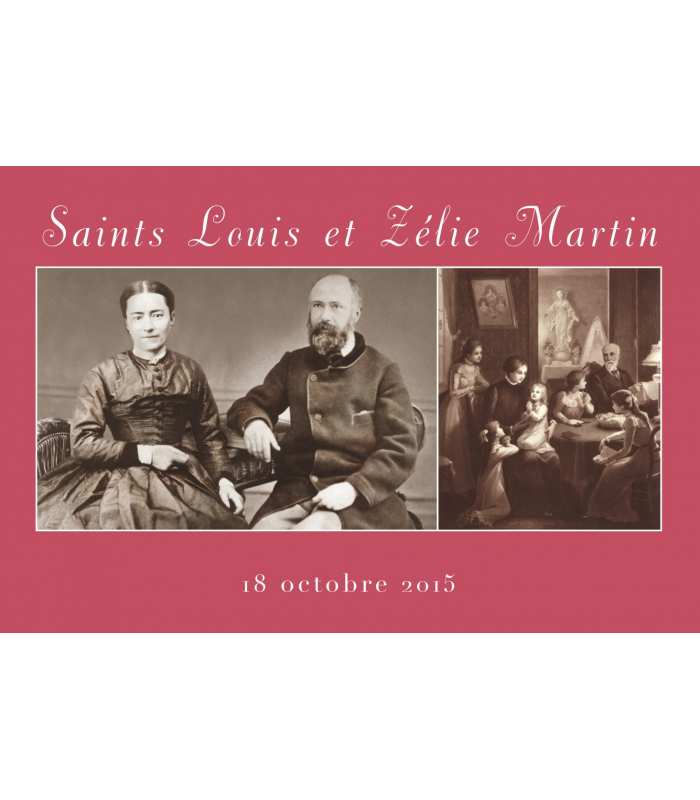 Carte postal 2 - Saints Louis et Zélie Martin - (CP15-0002_SAT0207)