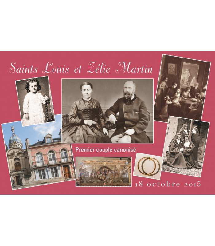 Carte postal 3 - Saints Louis et Zélie Martin (CP15-0003_SAT0209)