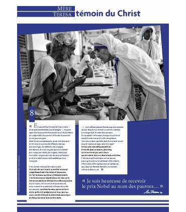 Canonisation de Mère Teresa le 4 septembre 2016 à Rome par le Pape François (Série de 10 affiches)