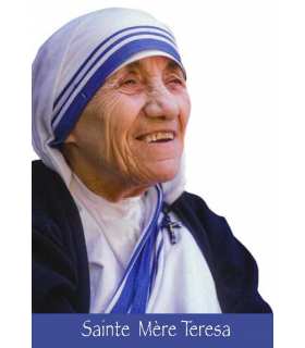 Carte Prière "Seigneur, quand je suis affamé…" Sainte Mère Teresa