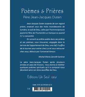 Livre Poèmes & Prières - Père Duten (ISBN: 979-10-94509-02-9)