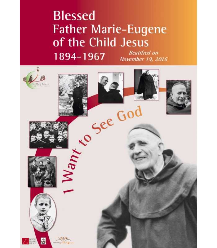 Posters of the blessed father Marie-Eugene of the child Jesus (EX15-0010)