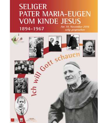 Poster über das Leben des seligen Vaters Marie-Eugene (EX15-0011)