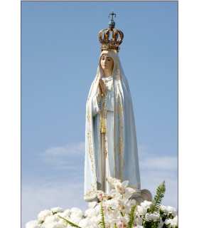 Carte Prière "Consécration au coeur Immaculé de Marie. ND Fatima"