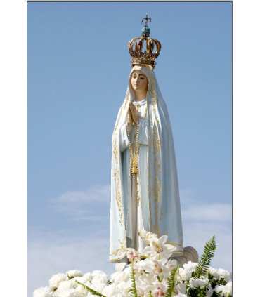 Carte Prière Notre Dame de Fatima 