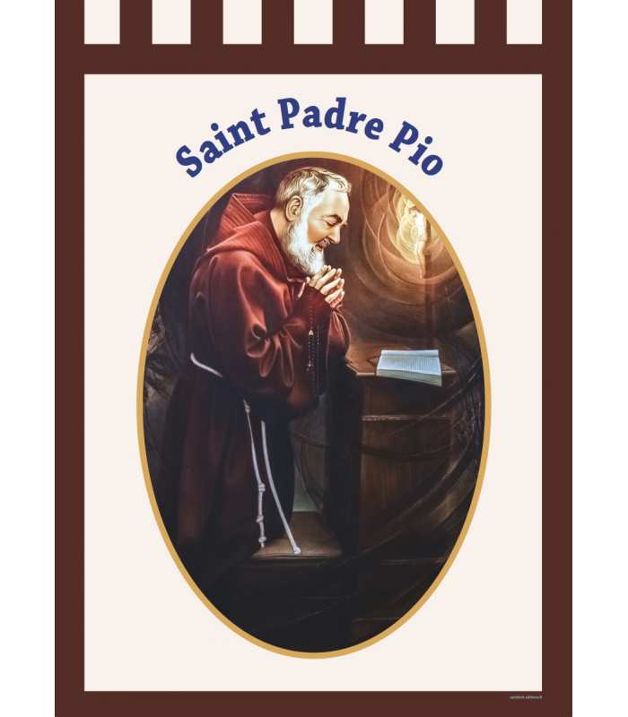 Bannière Saint Padre Pio (BA16-0003)