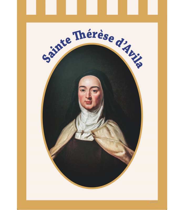 Bannière Sainte Thérèse d'Avila (BA16-0012)