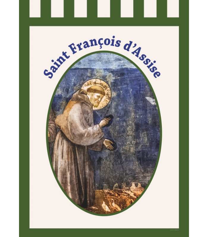 Bannière Saint François d'Assise (BA16-0018)