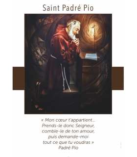 Affiche/Poster Saint Padre Pio 