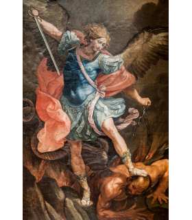 1 affiche grand format Saint Michel Archange ND Loreto (Italie)