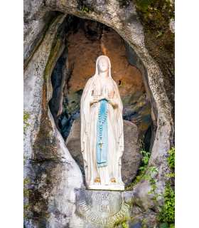 affiche grand format Vierge Marie de la Grotte de Lourdes (GF15-0026)