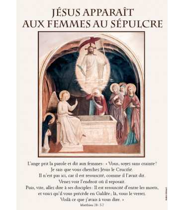 Chemin de Lumière, apparitions de Jésus - Vialucis (Série de 6 affiches)