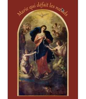 Poster Marie qui défait les noeuds - avec texte