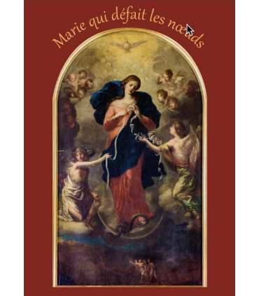 Poster Marie qui défait les noeuds - avec texte