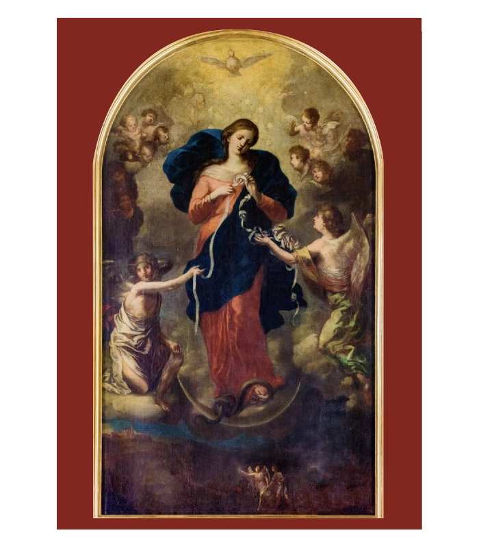 1 affiche grand format de Marie qui défait les noeuds (GF15-0075)
