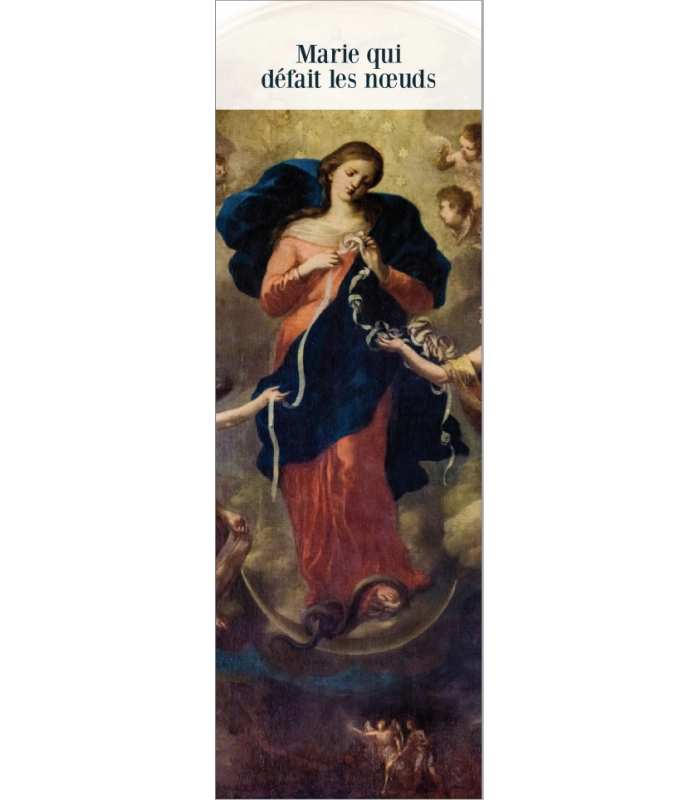 Signet "Marie qui défait les noeuds" avec image officielle 