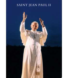 Poster Saint Jean-Paul II (version 2) 