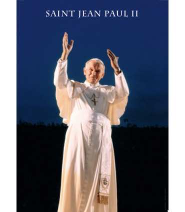 Poster Saint Jean-Paul II (version 2) 