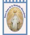Bannière Notre Dame de la Médaille Miraculeuse Rue du Bac (BA16-0027)