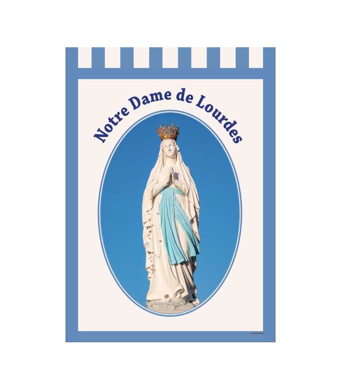 Banniere Notre Dame de Lourdes BA16-0034