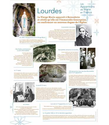 Les Apparitions de Marie en France (Série de 13 affiches) (EX15-0019)