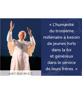 Poste Citation  Jean Paul II