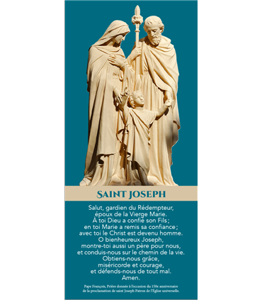 Bâche Saint Joseph - Prière Année St Joseph 