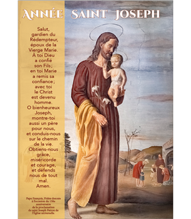 Saint Joseph "Salut, gardien du Rédempteur époux de la Vierge Marie.."
