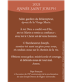 Lot de cartes prières à Saint-Joseph (CA150018)