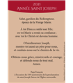Lot de cartes prières à Saint-Joseph (CA150019)