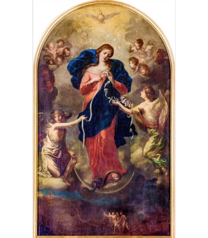 affiche Grand Format "Marie qui défait les noeuds" (GF15-0054)