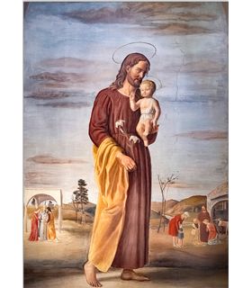 Saint Joseph portant l'Enfant Jésus