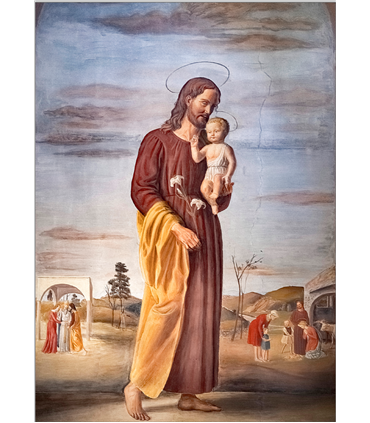 Saint Joseph portant l'Enfant Jésus (GF15-0096)