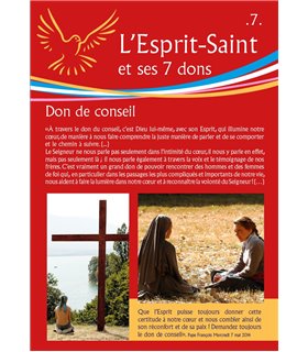 L'Esprit Saint - version "rouge" (Série de 14 affiches) (EX15-0023)
