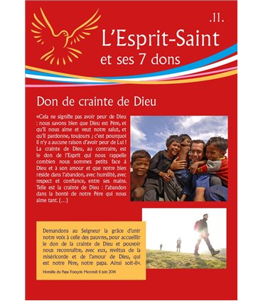 L'Esprit Saint - version "rouge" (Série de 14 affiches) (EX15-0023)