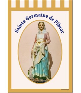 Bannière Sainte Germaine de Pibrac (BA16-0019) 
