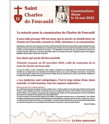 Saint Charles de Foucauld (Série de 11 affiches)