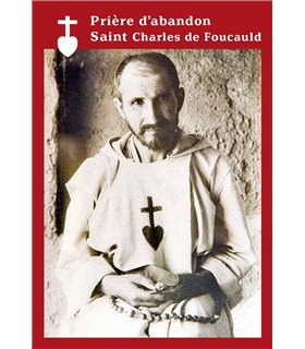Lot de cartes prières sur Saint Charles de Foucauld