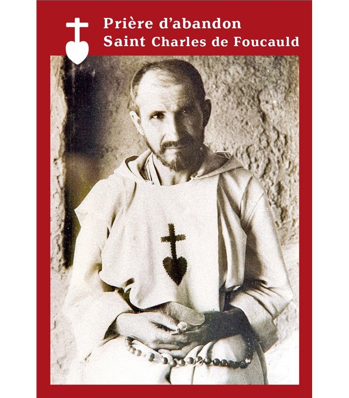 Lot de cartes prières sur Saint Charles de Foucauld