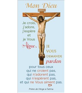 Carte communion-Christ en croix de Velasquez