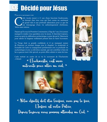 Exposition Carlo Acutis : "Être toujours uni à Jésus"