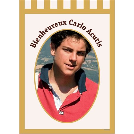 Bannière Bienheureux Carlo Acutis (BA16-0036)