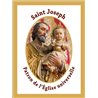 Bannière Saint Joseph (Statue avec l'Enfant Jésus)