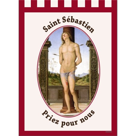 Bannière Saint Sébastien (martyr) (BA16-0041)