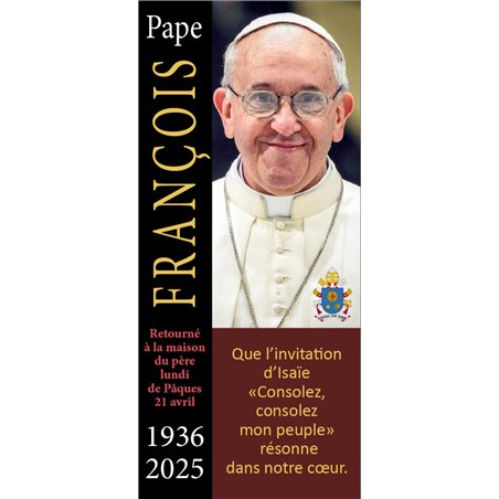 Pape François retour au père - Pontif de 2013 à 2025