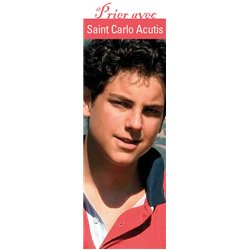Signet "Prier avec" Saint Carlo Acutis