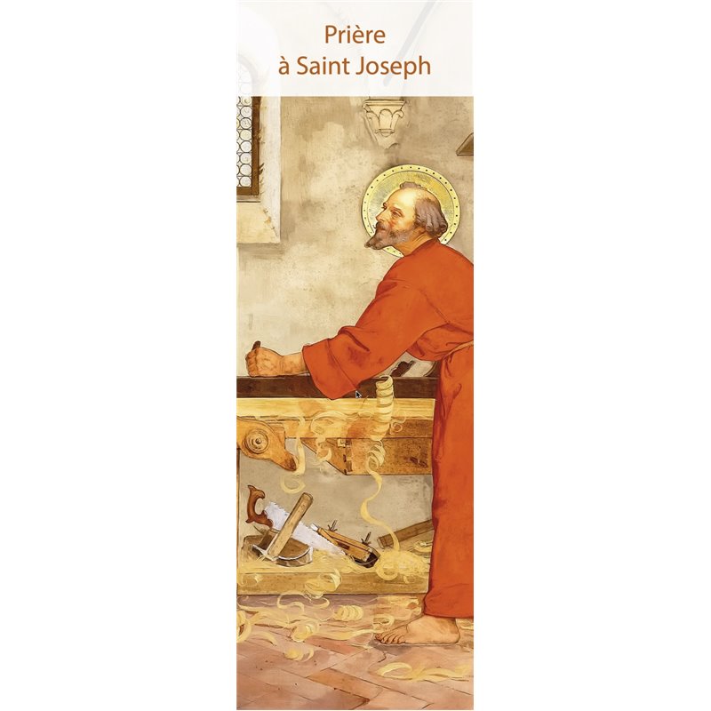 Signet "Prier avec" Saint Joseph